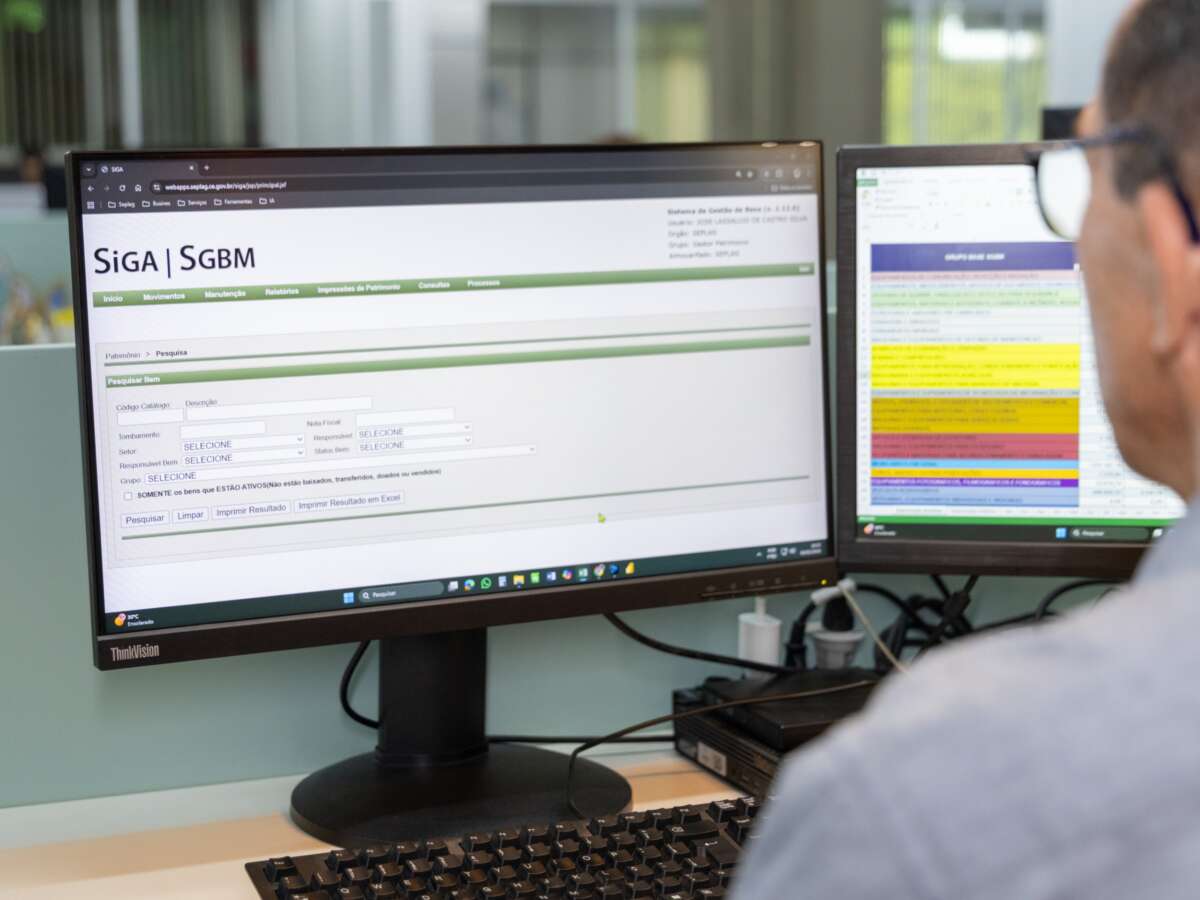 Seplag é pioneira na reavaliação do patrimônio móvel com uso do SGBM